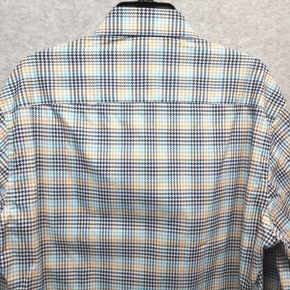 Visconti Black Mens Button Down Shirt Long Sleeve Cotton Medium‎ New GT-1152 - Picture 7 of 15